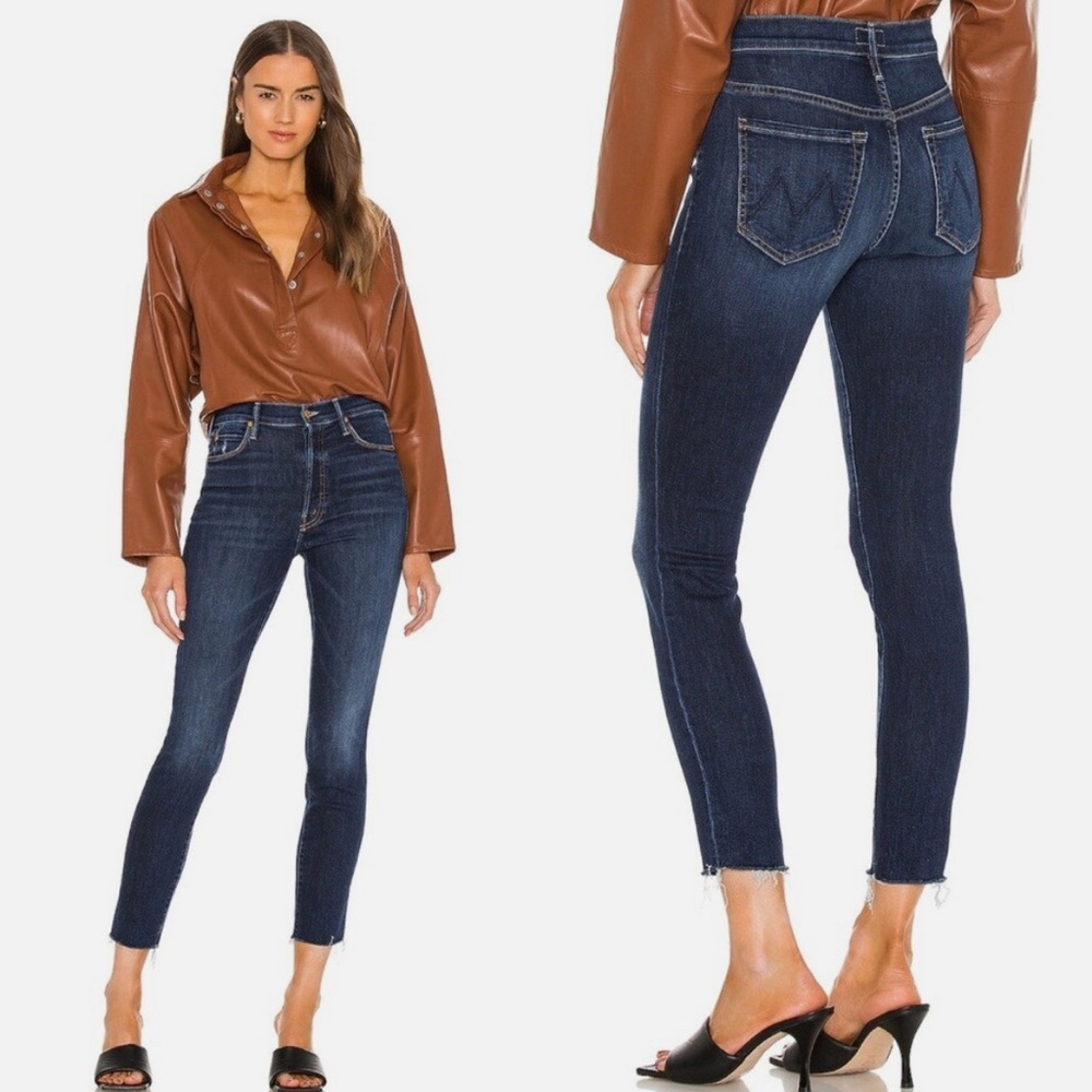 Mother The Stunner Ankle Fray in Teaming Up Size 27